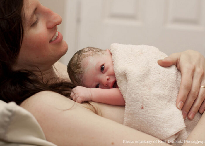 peaceful newborn
